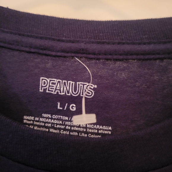 Peanuts Snoopy "Leader of the Flock" Graphic T-Shirt Large - Picture 3 of 5